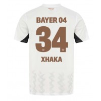 Bayer Leverkusen Granit Xhaka #34 Replika Bortatröja 2024-25 Kortärmad